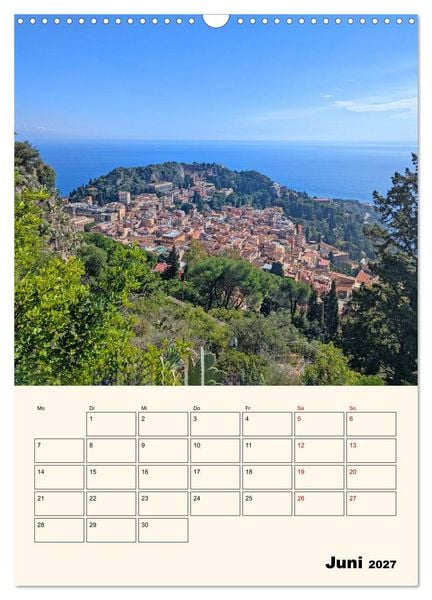 Produktbild: Taormina - &Auml;tna, Meer und antike Steine (Wandkalender 2027 DIN A3 hoch), CALVENDO Monatskalender