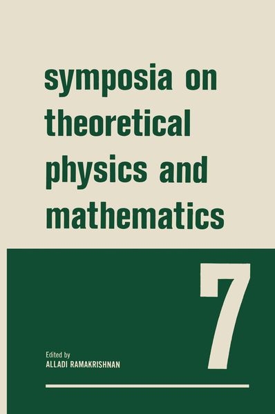 Produktbild: Symposia on Theoretical Physics and Mathematics