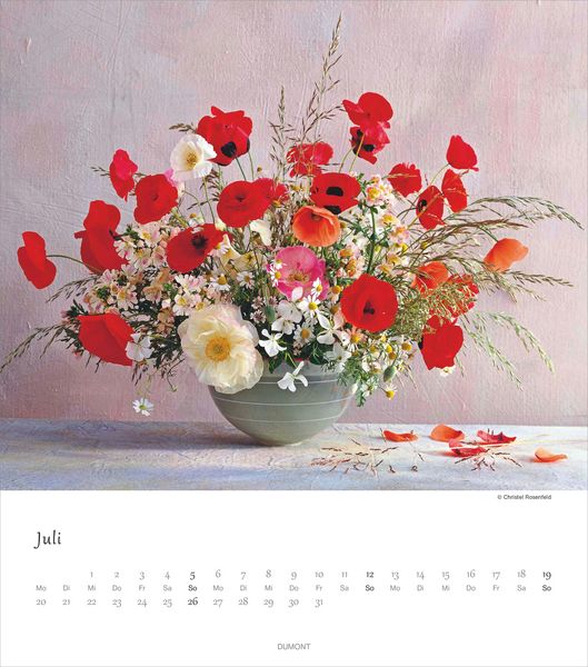 Blumenliebe 2026 - Foto-Kalender - Wand-Kalender - 30x34 - Blumen-Liebe