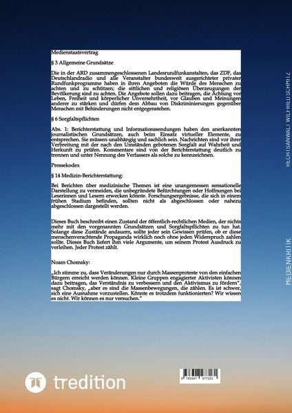 Produktbild: Medienkritik - Argumente gegen zwangsfinanzierte Propaganda