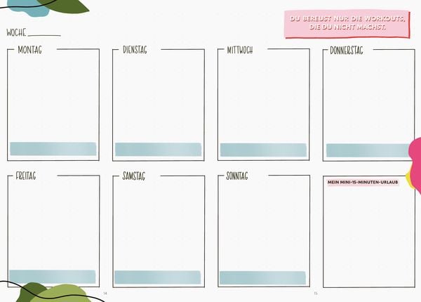 Produktbild: Mein Fitness Bullet Journal. Der Planer f&uuml;r Sport und Achtsamkeit.