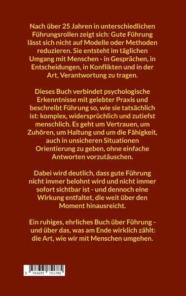 Produktbild: Der Mensch als Vorgesetzter - Was macht gute F&uuml;hrung wirklich aus?