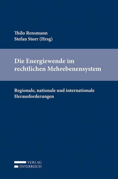 Produktbild: Die Energiewende im rechtlichen Mehrebenensystem