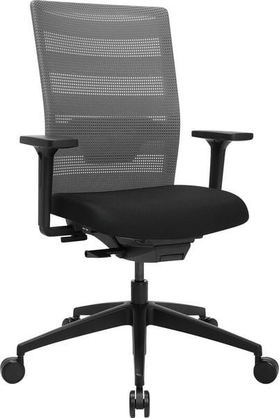 TOPSTAR® Bürostuhl AirWork mit Armlehnen, grau