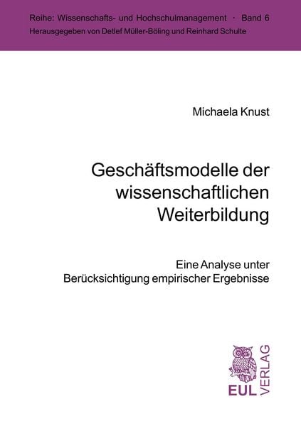Produktbild: Gesch&auml;ftsmodelle der wissenschaftlichen Weiterbildung an Hochschulen