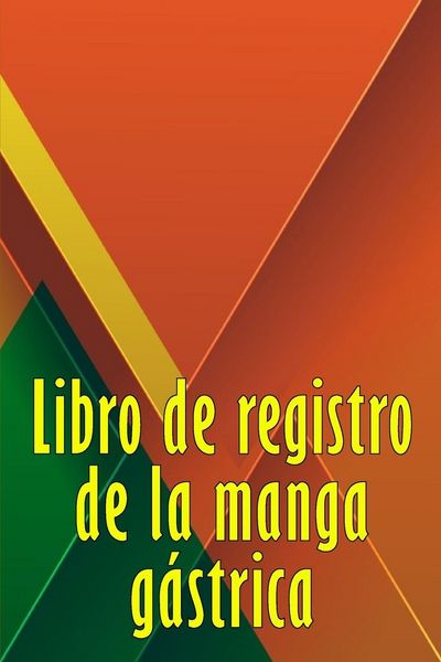 Produktbild: Libro de registro de la manga g&aacute;strica