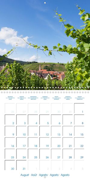 Produktbild: Wojciech, G: France Alsace - Charming Wine Region (Wall Cale