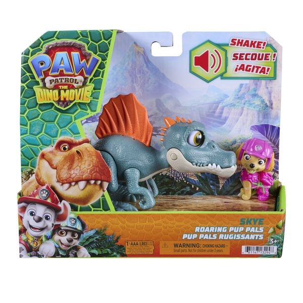 Produktbild: PAW Patrol: Der Dino Film, Roaring Pups, Skye & Spinosaurus Dino-Figur