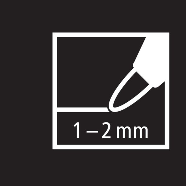 Produktbild: STABILO Acrylmarker,  FREE Acrylic T100, Strichbreite 1-2 mm, karmin