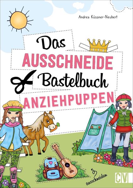 Produktbild: Das Ausschneide-Bastelbuch Anziehpuppen