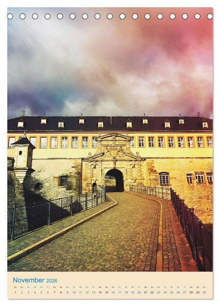 Produktbild: Erfurt und Eisenach - Traumhaft Sch&ouml;n (Tischkalender 2026 DIN A5 hoch), CALVENDO Monatskalender