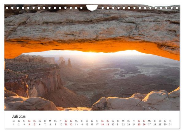 Produktbild: Arizona - Grand Canyon State (Wandkalender 2026 DIN A4 quer), CALVENDO Monatskalender