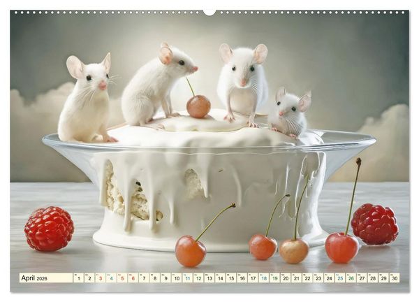 Produktbild: Die Desserttafel ist gedeckt - Humorbilder (Wandkalender 2026 DIN A2 quer), CALVENDO Monatskalender