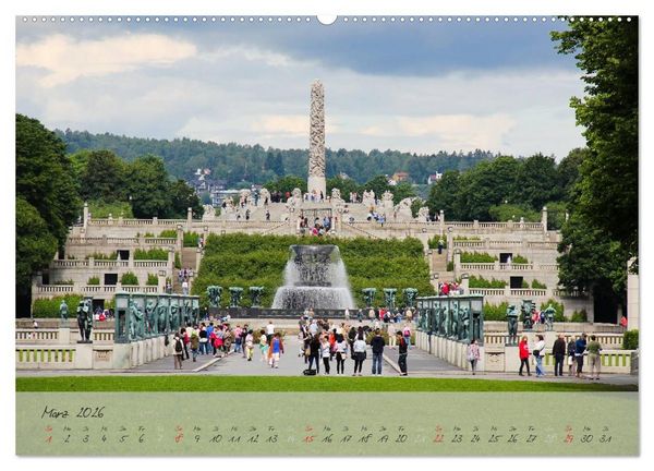 Produktbild: Vigeland (Wandkalender 2026 DIN A2 quer), CALVENDO Monatskalender
