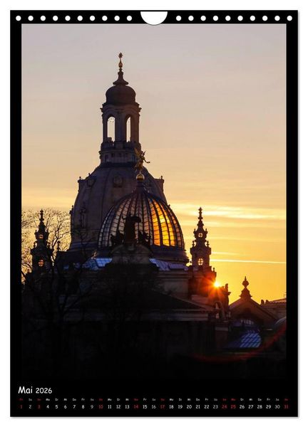 Produktbild: Frauenkirche Dresden (Wandkalender 2026 DIN A4 hoch), CALVENDO Monatskalender