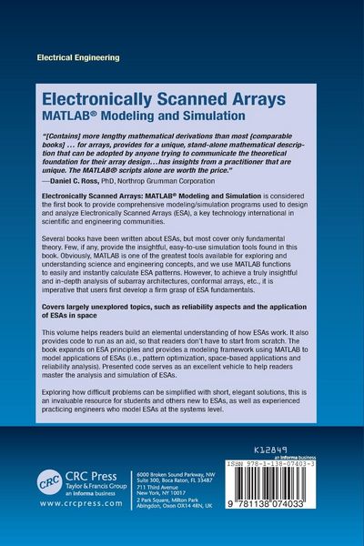 Produktbild: Electronically Scanned Arrays MATLAB&reg; Modeling and Simulation
