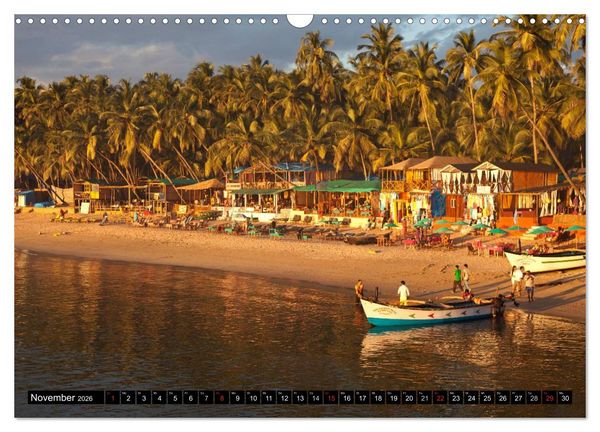 Produktbild: Indien - Goa (Wandkalender 2026 DIN A3 quer), CALVENDO Monatskalender