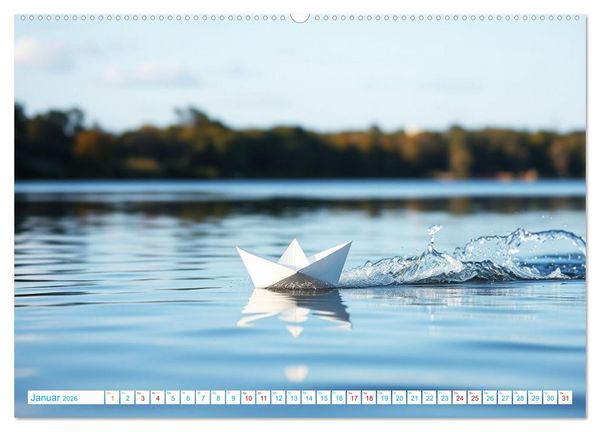 Produktbild: Die Poesie und Kraft des Windes - Windkraft in Bewegung (hochwertiger Premium Wandkalender 2026 DIN A2 quer), Kunstdruck in Hochglanz