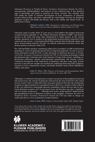 Produktbild: Glutamate Receptors in Peripheral Tissue