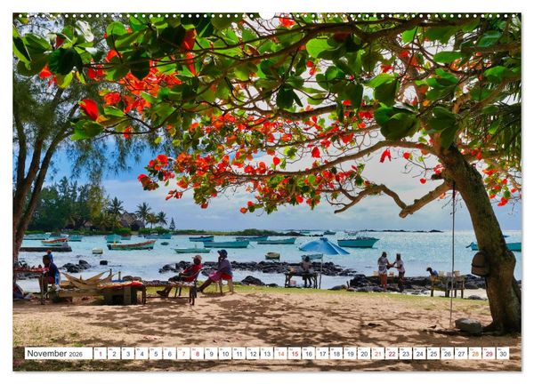 Produktbild: Mauritius - Sch&ouml;nheit im Indischen Ozean (hochwertiger Premium Wandkalender 2026 DIN A2 quer), Kunstdruck in Hochglanz