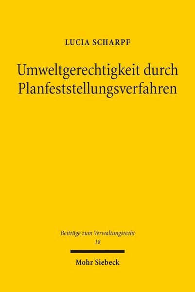 Produktbild: Umweltgerechtigkeit durch Planfeststellungsverfahren