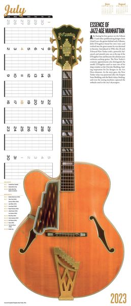 Produktbild: Guitars Wall Cal 2023