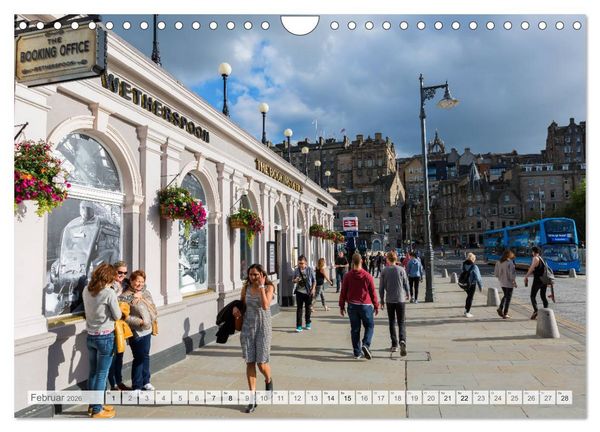 Produktbild: Edinburgh - Impressionen aus der schottischen Hauptstadt (Wandkalender 2026 DIN A4 quer), CALVENDO Monatskalender