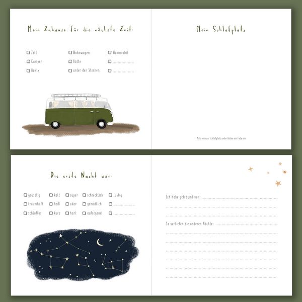 Produktbild: Let&rsquo;s go! Reisetagebuch - Camping