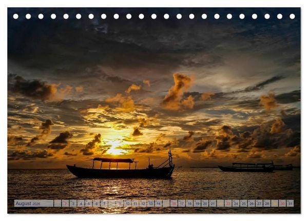 Produktbild: Kalender - Fotos selbst einkleben und selbst gestalten (Tischkalender 2026 DIN A5 quer), CALVENDO Monatskalender