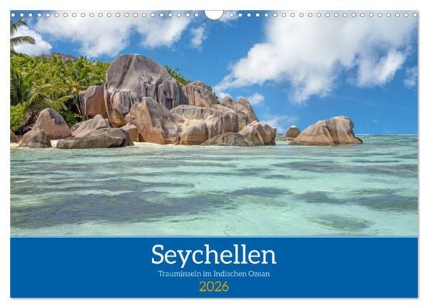 Produktbild: Seychellen - Trauminseln im Indischen Ozean (Wandkalender 2026 DIN A3 quer), CALVENDO Monatskalender