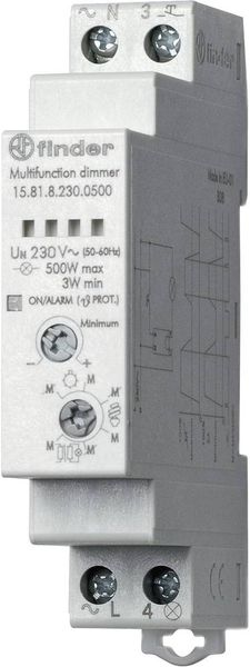 Finder Dimmer für Hutschiene Hutschiene 15.81.8.230.0500 1 Schließer 230 V/AC 500W 1St.