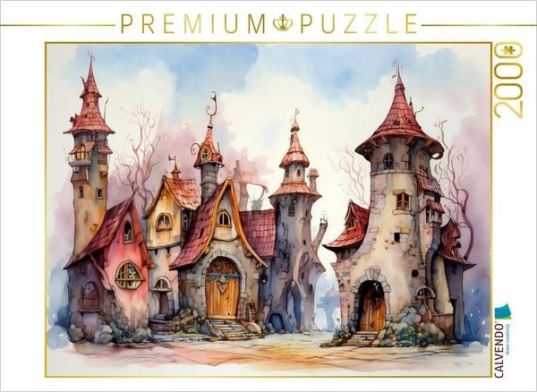 CALVENDO Puzzle Ein Motiv aus dem Kalender 'Kuriose Häuser' | 2000 Teile Lege-Größe 90x67cm Foto-Puzzle für glückliche Stunden