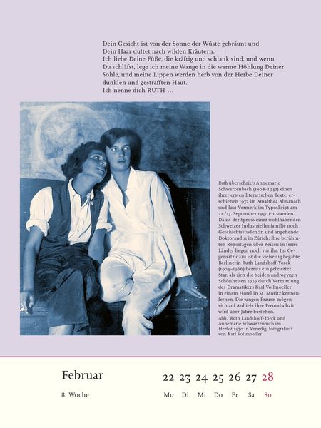 Produktbild: Der literarische Frauenkalender 2027 - Freundinnen