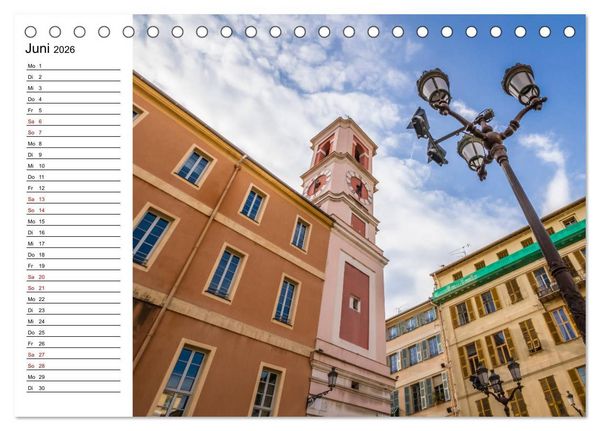Produktbild: NIZZA Idyllische Impressionen (Tischkalender 2026 DIN A5 quer), CALVENDO Monatskalender