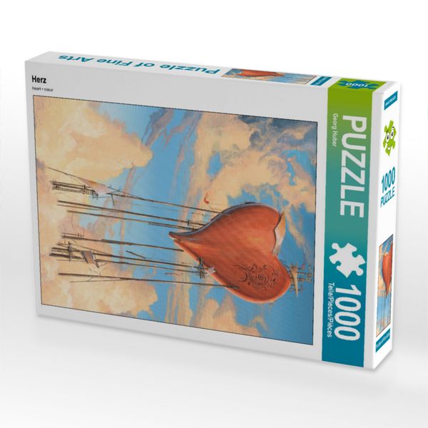 Produktbild: CALVENDO Puzzle Herz | 1000 Teile Lege-Gr&ouml;&szlig;e 64x48cm Foto-Puzzle f&uuml;r gl&uuml;ckliche Stunden