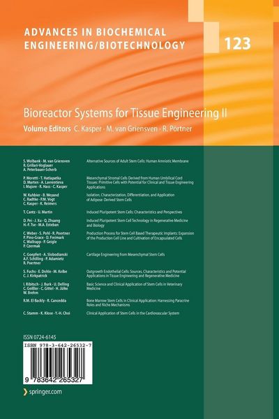 Produktbild: Bioreactor Systems for Tissue Engineering II