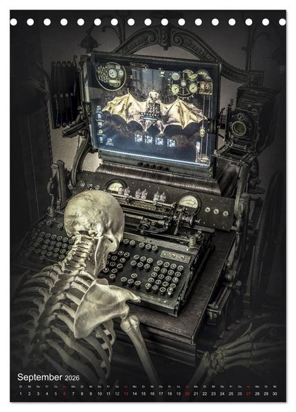 Produktbild: Steampunk Artwork (Tischkalender 2026 DIN A5 hoch), CALVENDO Monatskalender