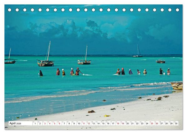 Produktbild: Die Gew&uuml;rzinsel Sansibar (Tischkalender 2026 DIN A5 quer), CALVENDO Monatskalender