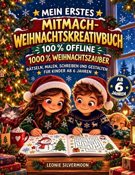 Produktbild: Mein erstes Mitmach-Weihnachtskreativbuch -100% Offline 1000% Weihnachtszauber