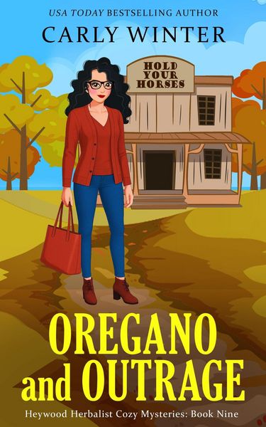 Produktbild: Oregano and Outrage (Heywood Herbalist Cozy Mysteries, #9)