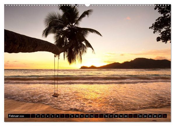 Produktbild: Seychellen Inselblicke (Wandkalender 2026 DIN A2 quer), CALVENDO Monatskalender