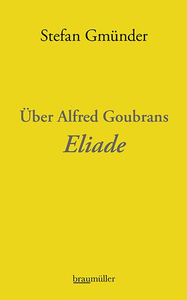 Produktbild: &Uuml;ber Alfred Goubrans Eliade