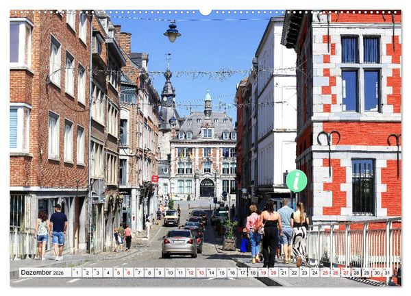 Produktbild: Malerisches Belgien - Stippvisiten in Verviers, Huy, Namur (Wandkalender 2026 DIN A2 quer), CALVENDO Monatskalender