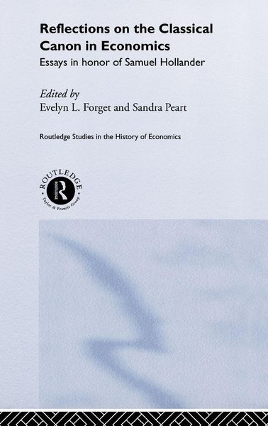 Produktbild: Reflections on the Classical Canon in Economics