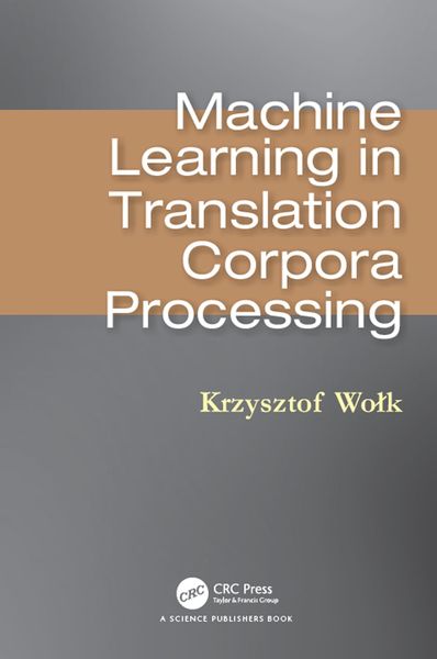 Produktbild: Machine Learning in Translation Corpora Processing