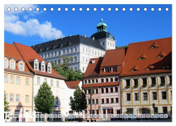 Produktbild: Burgenlandkreis - Naumburg, Wei&szlig;enfels, Zeitz (Tischkalender 2026 DIN A5 quer), CALVENDO Monatskalender
