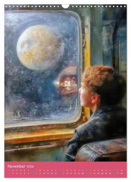 Produktbild: Vollmond - Im Bann des Vollmonds (Wandkalender 2026 DIN A3 hoch), CALVENDO Monatskalender