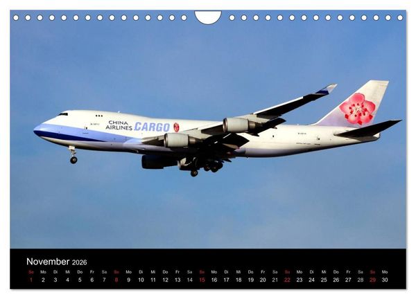 Produktbild: Internationale Frachtflugzeuge (Wandkalender 2026 DIN A4 quer), CALVENDO Monatskalender