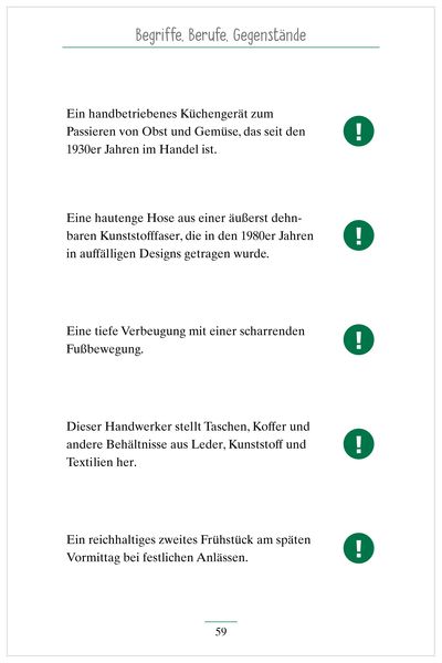 Produktbild: Fast vergessene Begriffe. Das Ged&auml;chtnistraining-Quiz f&uuml;r Senioren. Ideal als Besch&auml;ftigung, Ged&auml;chtnistraining, Aktivierung bei Demenz.