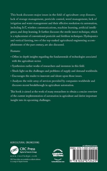 Produktbild: Transforming Agricultural Technology by Artificial Intelligence and Robotics